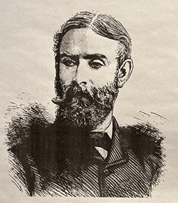 lithography portrait of Randolph Caldecott