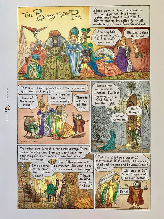 Princess and the Pea comic